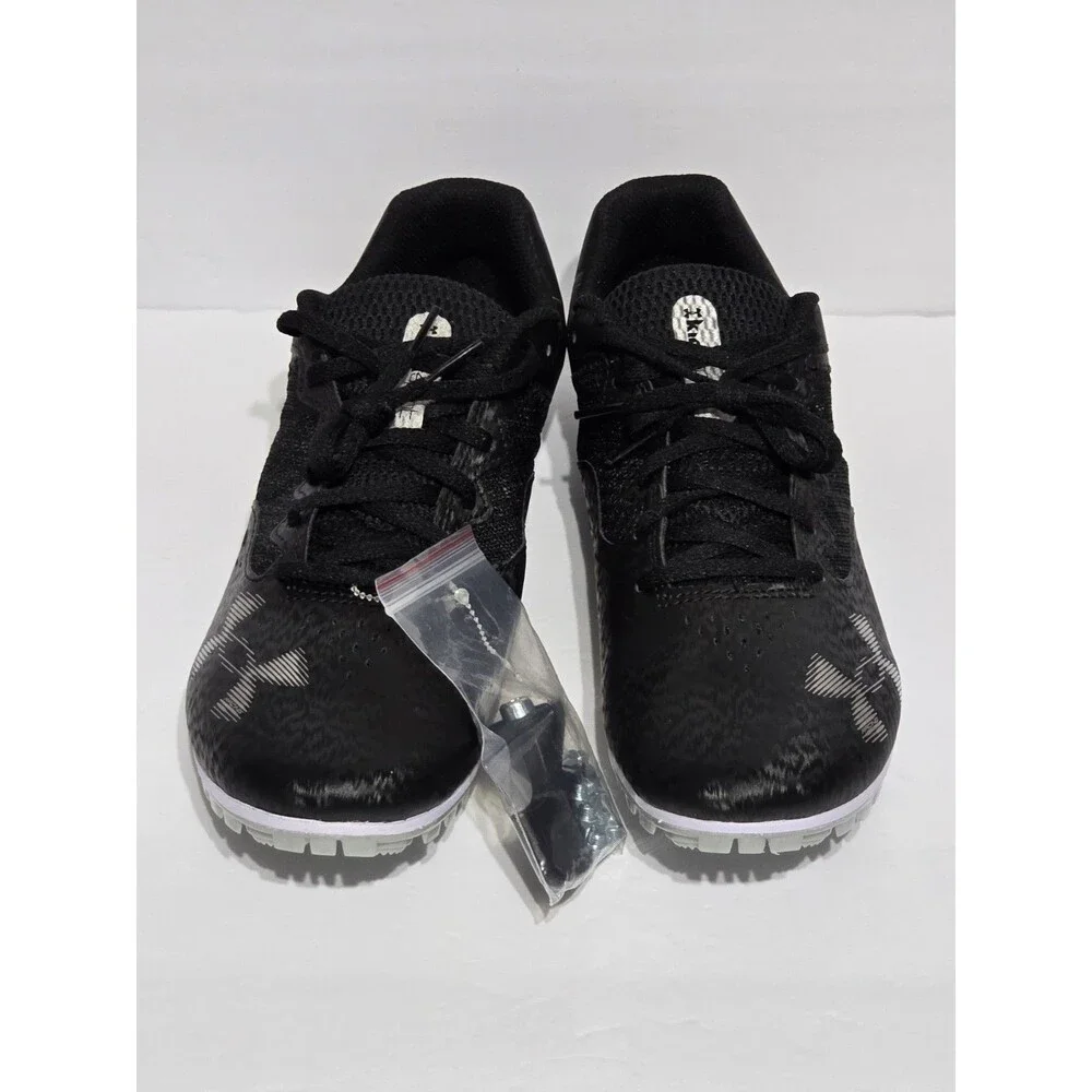 Under Armour Kick Sprint 4 UA Men's 10.5 Track & Field Spike Black / White - NEW